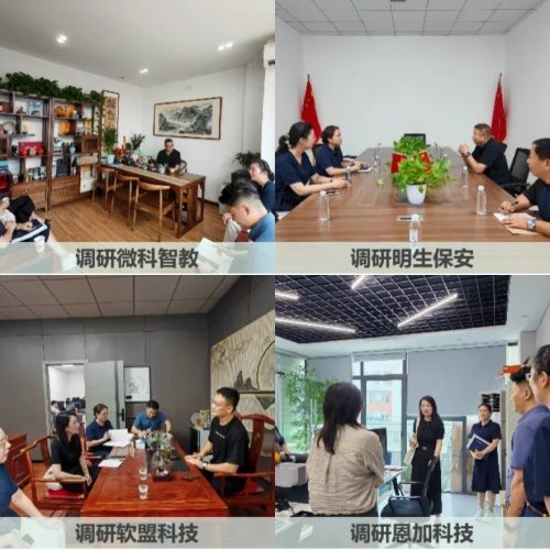 宜昌高新区企业服务局，精准调研软盟科技等企业需求，加速数字经