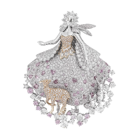 从童话到奇幻场景：天然钻石构建珠宝艺术世界