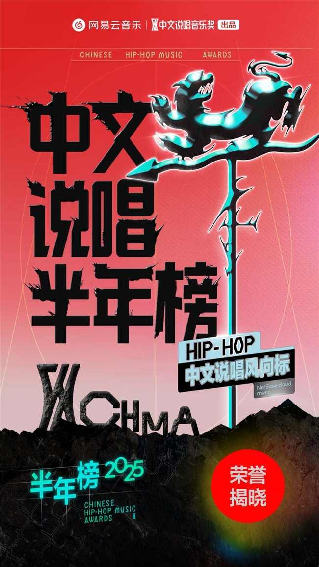 网易云音乐2025中文说唱半年榜揭晓 说唱新锐华云龙KLE成