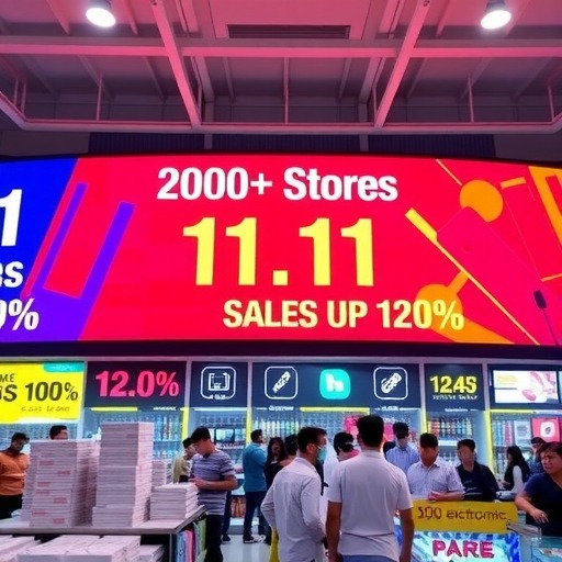 门店数量突破4000家 11.11京东3C数码门店成交额同比