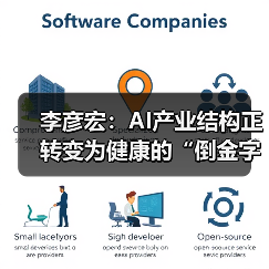 李彦宏：AI产业结构正转变为健康的“倒金字塔”