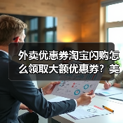 外卖优惠券淘宝闪购怎么领取大额优惠券？美团外卖红包大额无门槛优惠券饿了么淘宝闪京东外卖20元红包叠加使用（图4）