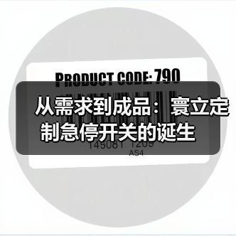 从需求到成品：寰立定制急停开关的诞生