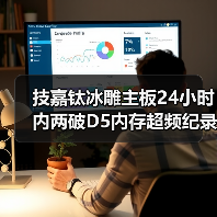 技嘉钛冰雕主板24小时内两破D5内存超频纪录 再创巅峰