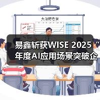易鑫斩获WISE 2025“年度AI应用场景突破企业”，开源模型重塑汽车金融未来（图2）