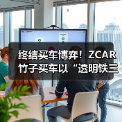 终结买车博弈！ZCAR竹子买车以“透明铁三角”让消费重获尊严（图3）
