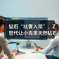 钻石“祛奢入常”，Z世代让小克重天然钻石成情绪消费新宠（图2）