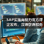 SAP实施商能力官方评定发布，汉得获得服务能力专业化认证