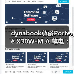 dynabook尊爵Portégé X30W-M AI笔电 
