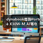 dynabook尊爵Portégé X30W-M AI笔电 ：翻转触控、轻薄随行--告别设备切换（图3）