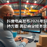 抖音电商发布2026年扶持方案 再助商家降本增收（图2）