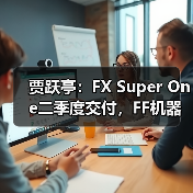贾跃亭：FX Super One二季度交付，FF机器人目标美国头部AI机器人公司（图2）