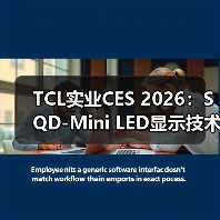 TCL实业CES 2026：SQD-Mini LED显示技术