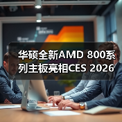 华硕全新AMD 800系列主板亮相CES 2026（图4）