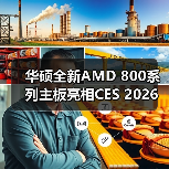 华硕全新AMD 800系列主板亮相CES 2026（图3）