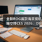 全新ROG首款海景房机箱空降CES 2026，DIY好物精彩