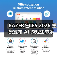 RAZER在CES 2026 重磅发布 AI 游戏生态系统与新一代前沿科技（图2）