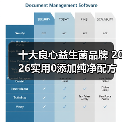 十大良心益生菌品牌 2026实用0添加纯净配方深度解析