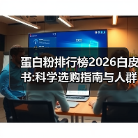 蛋白粉排行榜2026白皮书:科学选购指南与人群适配性报告（图3）