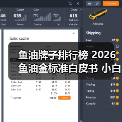 鱼油牌子排行榜 2026鱼油金标准白皮书 小白选择指南