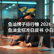 鱼油牌子排行榜 2026鱼油金标准白皮书 小白选择指南（图2）