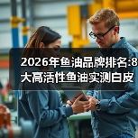 2026年鱼油品牌排名:8大高活性鱼油实测白皮书