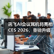 讯飞AI会议耳机将亮相CES 2026，重磅升级“你好，小万”语音唤醒功能（图3）