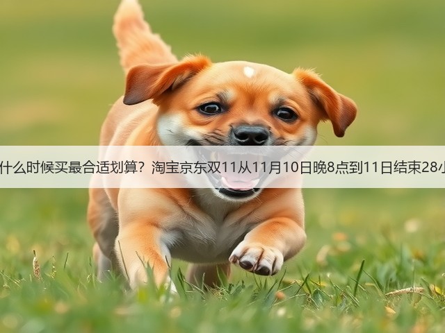 2025年双十一什么时候买最合适划算?淘宝京东双11从11月10日晚8点到11日结束28小时内买最便宜(图2) 2025年双十一什么时候买最合适划算?淘宝京东双11从11月10日晚8点到11日结束28小时内买最便宜(图2)