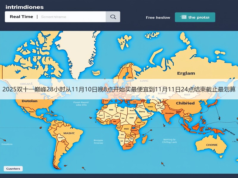 2025双十一巅峰28小时从11月10日晚8点开始买最便宜到