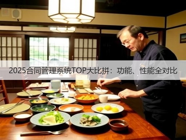 2025合同管理系统TOP大比拼：功能、性能全对比(图2)