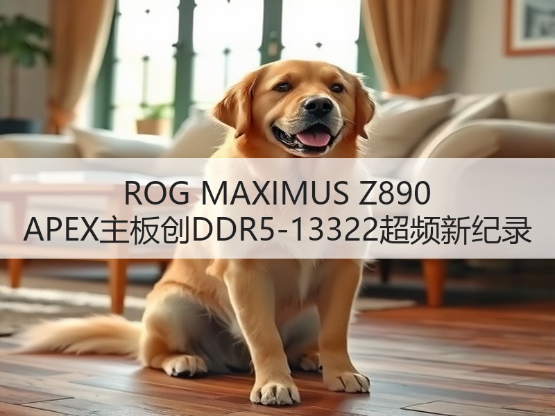 ROG MAXIMUS Z890 APEX主板创DDR5-1