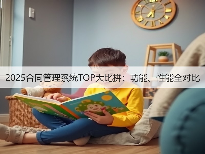2025合同管理系统TOP大比拼：功能、性能全对比