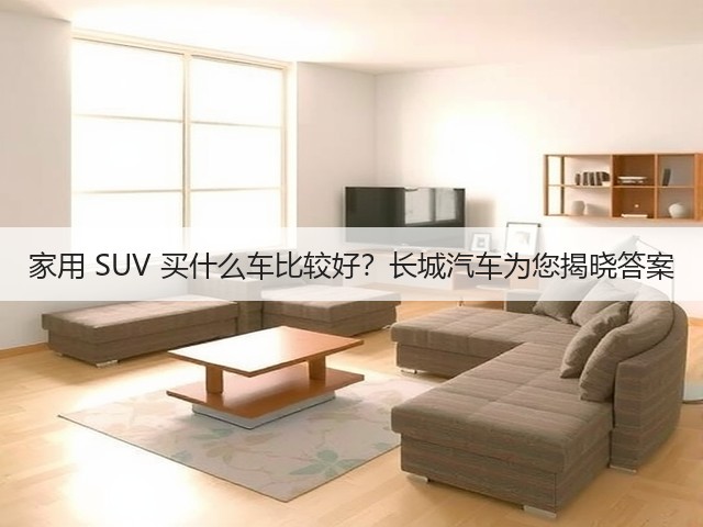家用 SUV 买什么车比较好？长城汽车为您揭晓答案(图1)
