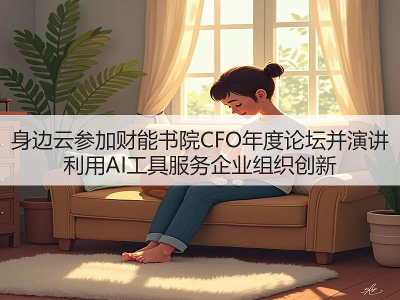 身边云参加财能书院CFO年度论坛并演讲 利用AI工具服务企业