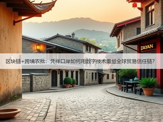 区块链+跨境农批:凭祥口岸如何用数字技术重塑全球贸易信任链?(图2) 区块链+跨境农批:凭祥口岸如何用数字技术重塑全球贸易信任链?(图2)