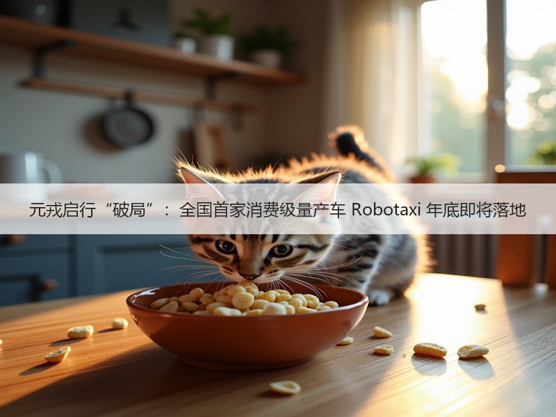 元戎启行“破局”：全国首家消费级量产车 Robotaxi 年