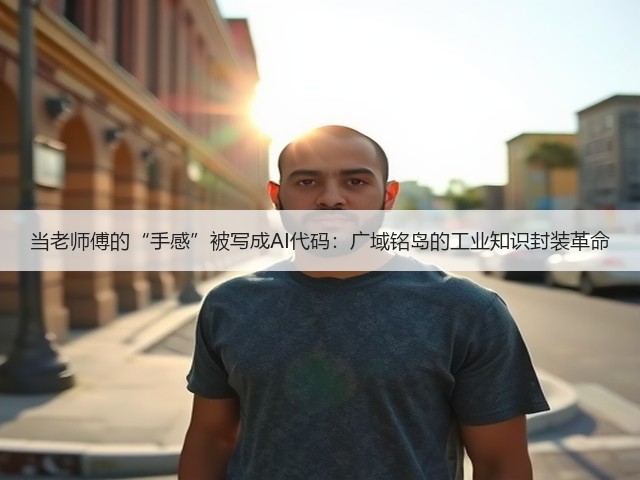 当老师傅的“手感”被写成AI代码:广域铭岛的工业知识封装革命(图2) 当老师傅的“手感”被写成AI代码:广域铭岛的工业知识封装革命(图2)