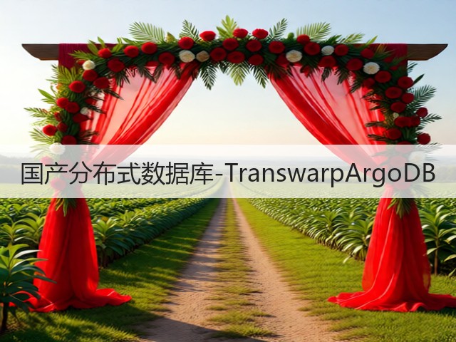 国产分布式数据库-TranswarpArgoDB(图1)