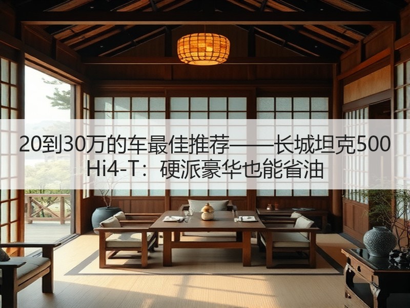 20到30万的车最佳推荐——长城坦克500 Hi4-T：硬派