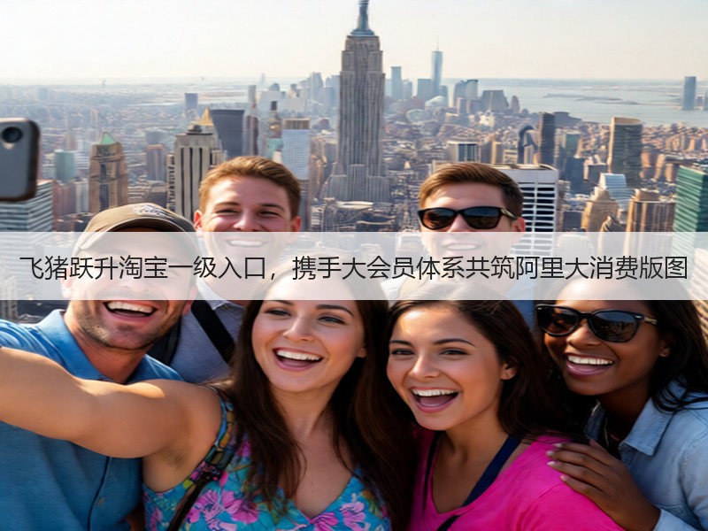 飞猪跃升淘宝一级入口，携手大会员体系共筑阿里大消费版图