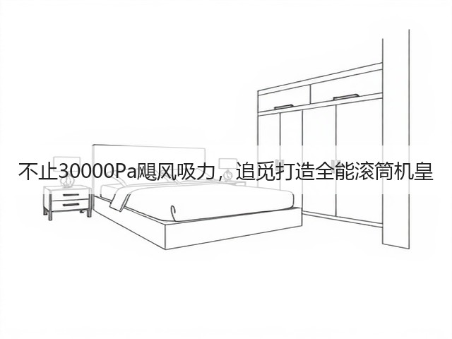 不止30000Pa飓风吸力，追觅打造全能滚筒机皇(图3)