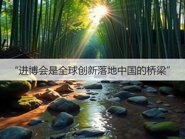 “进博会是全球创新落地中国的桥梁”(图2) “进博会是全球创新落地中国的桥梁”(图2)