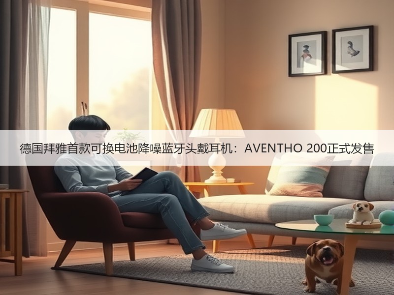 德国拜雅首款可换电池降噪蓝牙头戴耳机：AVENTHO 200
