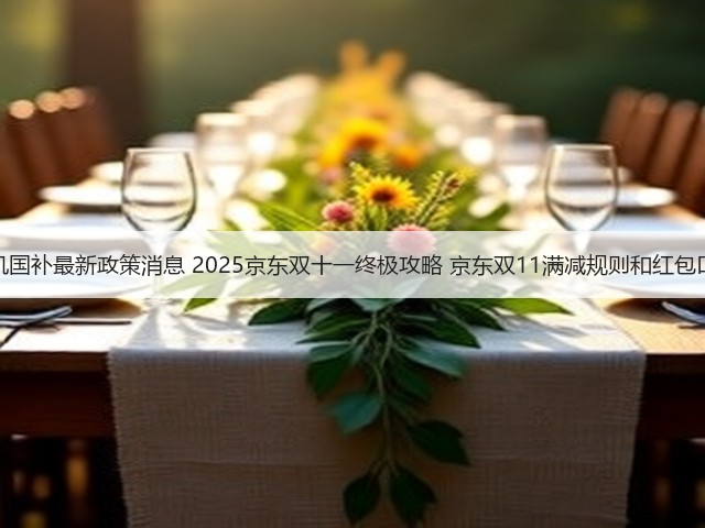 双十一手机国补最新政策消息 2025京东双十一终极攻略 京东双11满减规则和红包口令一览！(图1)