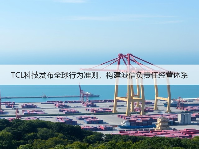 TCL科技发布全球行为准则,构建诚信负责任经营体系(图1) TCL科技发布全球行为准则,构建诚信负责任经营体系(图1)