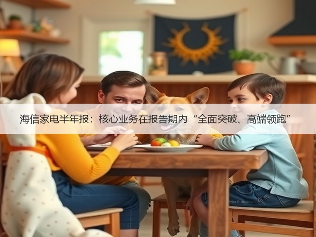 海信家电半年报:核心业务在报告期内“全面突破、高端领跑”(图3) 海信家电半年报:核心业务在报告期内“全面突破、高端领跑”(图3)