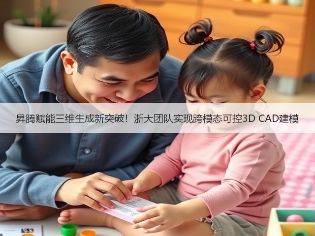 昇腾赋能三维生成新突破!浙大团队实现跨模态可控3D CAD建模(图1) 昇腾赋能三维生成新突破!浙大团队实现跨模态可控3D CAD建模(图1)