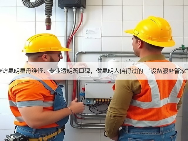 专访昆明星舟维修：专业透明筑口碑，做昆明人信得过的 “设备服务管家”(图2)