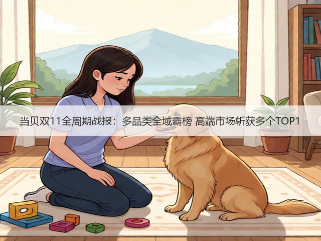 当贝双11全周期战报：多品类全域霸榜 高端市场斩获多个TOP1(图2)