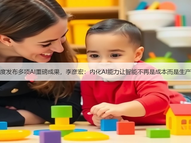 百度发布多项AI重磅成果，李彦宏：内化AI能力让智能不再是成本而是生产力(图2)
